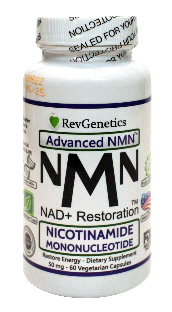 RevGenetics- Advanced NMN: Nicotinamide Mononucleotide 60 capsules